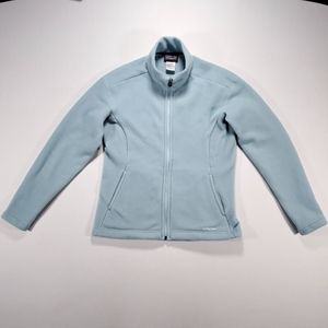 Patagonia El Cap Synchilla Fleece Jacket Full Zip Women's Size Medium Baby Blue